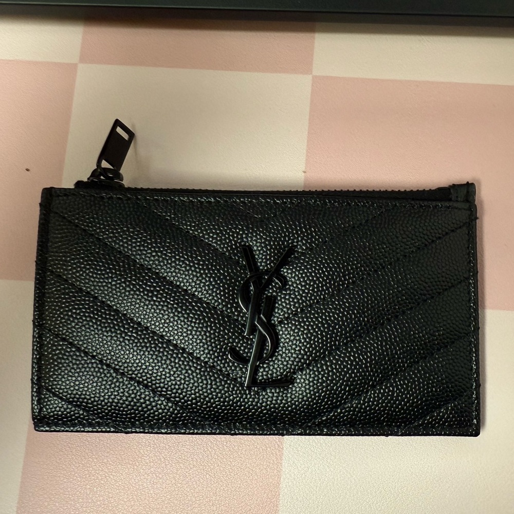 saint laurent card case bought from the YSL website